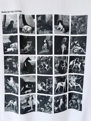 Uniqlo UTGP Louvre Museum Dog Art Graphic Tee White Size L | Paws of the Louvre