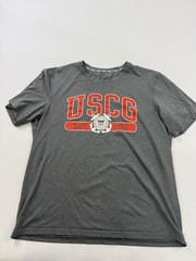Coast Guard Shirt Mens XL Gray USCG Graphic Tee Tagless Patriotic Champion