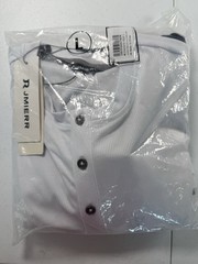Lot Of 3 JMIERR White/Black/Blue Ribbed Curved Hem ShortSleeveT-Shirt Size L NWT