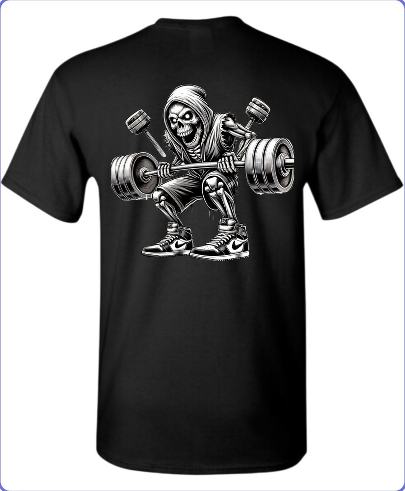 Skull Gym Men’s T-Shirt Till I Collapse Small To 3X-Large A