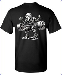 Skull Gym Men’s T-Shirt Till I Collapse Small To 3X-Large A