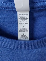 Bradlees T-Shirt Retro 1980s Size L Blue NEW VTG Look Old School Tee Unisex