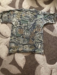 Cabela’s Mens Multicolor Camouflage Short Sleeve Crew Neck Pullover T Shirt Sz M