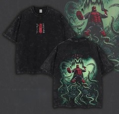 Hellboy Vintage Comic T-Shirt Graphic Tee Demon Streetwear Retro Hero Tee