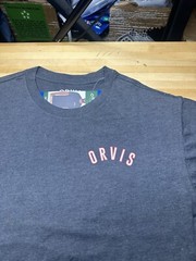 New Orvis Shirt 1856 Mens Short Sleeve Graphic Tee Outdoor Fishing