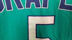 JORDAN V RETRO 5 GRAPES OUTFIT SHIRT + SHORTS SET EMERALD PURPLE RARE (MEDIUM)