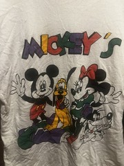 VTG DISNEY MICKEY’S FRIENDS T-SHIRT MENS LARGE AOP 80s 90s