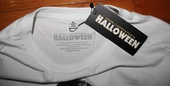 Men’s JOHN CARPENTER’S HALLOWEEN Graphic Tee T-Shirt MICHAEL MYERS Knife XL *6S