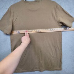 Duluth Shirt Men L Brown Short Sleeve Crew Neck Standard Fit Pocket Longtail Tee