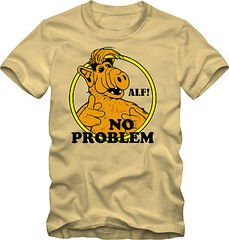 ALF – NO PROBLEM T-Shirt funny 80s TV show – many color options ALIEN LIFE FORM