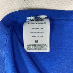 Alta Gracia Mens Graphic T Shirt sz M Blue Vacation Novelty Dominican Republic