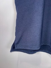 BYLT Premium Basics Men’s T-Shirt Large L Navy Basic Crew Split Hem Tee