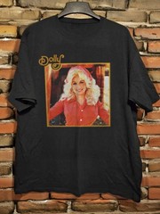 Dolly Parton New Unisex Black Cotton T-Shirt