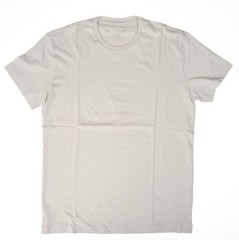 GEORGROTH GR Gray Plain T-Shirt Regular Fit Pima Stretch Lightweight Crewneck M