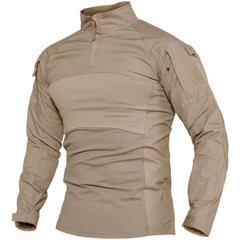 Mens Outdoor Long Sleeve Shirt 1/4 Zip Hiking Fishing Sweatshirt