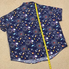 Cremieux Mens Space All Over Print Short Sleeve Shirt Size 3XB
