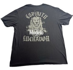Modelo Cerveza Beer Promo Black T Shirt Men’s 3XL C-Life Group Old English Lion
