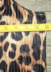Trendy Racerback Tank Top FIT UNISEX Size Small Medium Leopard Animal Print cool