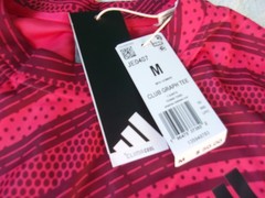 NWT Adidas climacool tennis Club Graphic T, men’s M, orange, $50, polyester