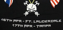 vtg Iron Maiden FC EDDIE GOLF FLORIDA 2011 t-shirt Final Frontier Dates FAN CLUB