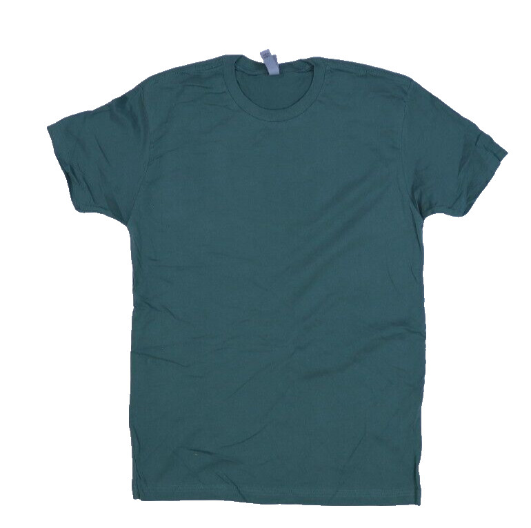 Next Level Apparel Adult Blank Plain Green T-shirts Short Sleeve Sz Small 10 Pc