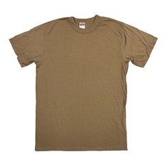 Soffe 2 Pack Military T-Shirt Mens Large Brown Cotton Blend Made in USA Tactical