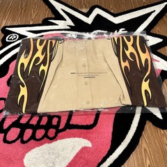 FTP Raceway Button Up Shirt (Tan) – Size XL – As Pictured
