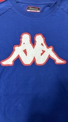 Kappa Blue Royal Logo Maxi Side Band T-Shirt – Size M 🔥