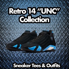 Shirt To Match Jordan 14 University Blue Shoes – Crest Sneaker Tee