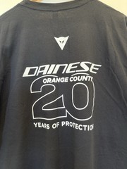 Dainese Orange County Motorcycle Street Bike Oversized Black T-Shirt XXL NWOT