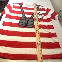Where’s Waldo Shirt Unisex Costume Novelty Size Small Halloween EUC