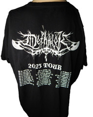 Metalocalypse DETHKLOK 2023 concert tour black t shirt men’s size 2XL