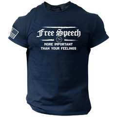 Free Speech 1st Amendment T-SHIRT American Patriotic 1776 America USA Freedom