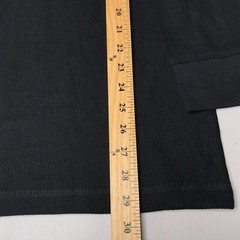 Jachs Shirt Mens XL Extra Large Long Sleeve Thermal Waffle Casual Sleep Black