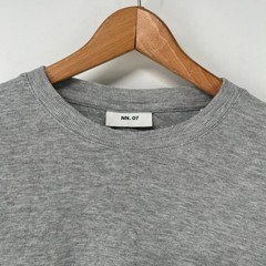 NN07 Shirt Mens Medium Gray Thermal Long Sleeve Crew Neck