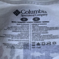 Columbia PFG fishing t-shirt short sleeve American flag red white blue size M
