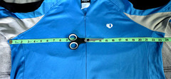 Pearl Izumi Blue Short Sleeve Cycling Jersey Zip Top Size XXL Rear Pockets