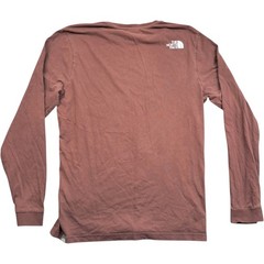 The North Face T Shirt Medium Men’s Brown Cotton Long Sleeve Walking Hiking