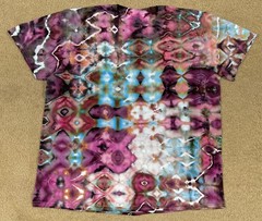 Handmade Ice Tie Dye T-Shirt XL Mens Womens Soft Cotton Glitch