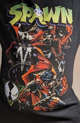 Rare Spawn Movie 90s Remake Design Basic black Classic T shirt S-5XL NH22293