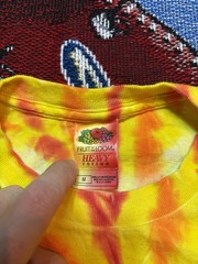 Vintage Dollywood Shirt Theme Park Medium Orange Tie Dye Souvenir Graphic Tee