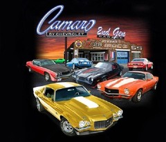 Joe Blow T’s Chevy Camaro 2nd Gen Garage Mens Black T-Shirt Z/28 RS SS USA1 IROC