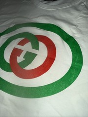 Gucci Cotton GG Graphic T-Shirt Mens Size S Authentic White