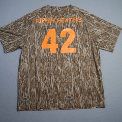Mossy Oak Hydroplex Yosemite Sam Rippin Heaters Performance Camo Shirt Mens L