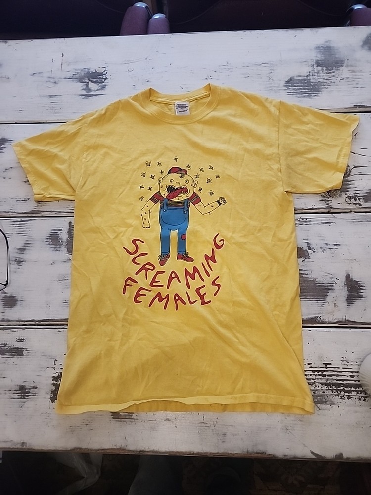 Rare Hard To Find Screaming Females Band T Shirt Size M Don Giovanni Records