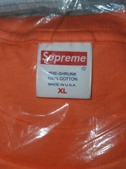 Supreme Tupac Hologram Tee Neon Orange XL SS19 New in Plastic