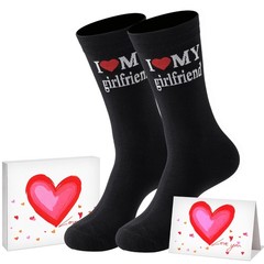 Father day Gifts for Husband Boyfriend I Love My Wife/Girlfriend Socks,Annive…