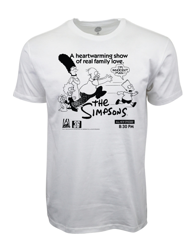 90s SIMPS0NS A HEARTWARMING SHOW TV GUIDE T SHIRT OFFICIAL ITEM