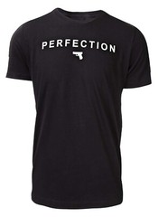 Glock AA7512 Men’s Perfection Pistol Logo Tee Short Sleeve T-Shirt, Black XLarge