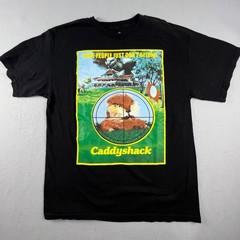 Ripple Junction Caddyshack T-Shirt Mens Large Black Gopher Movie Graphic Tee 80s